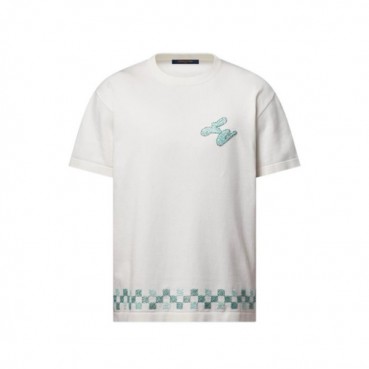 루이비통 남성 라운드 반팔 티셔츠 - Louis vuitton Mens Round Tshirt 