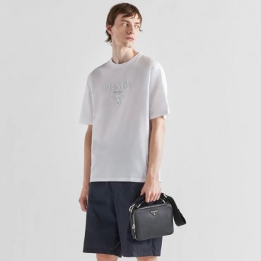 프라다 남성 라운드 반팔티 - Prada Mens Round Tshirt 