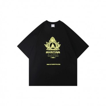 베트멍 남/녀 라운드 반팔 티셔츠 - Vetements Unisex Oversize Tshirt 