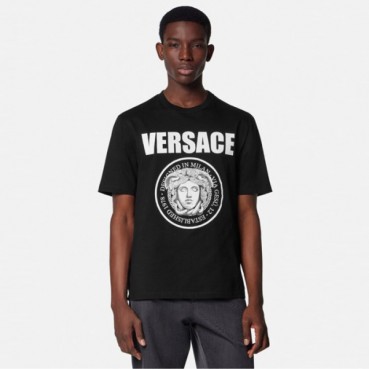 베르사체 남성 반팔 티셔츠 - Versace Mens Round Tshirts 