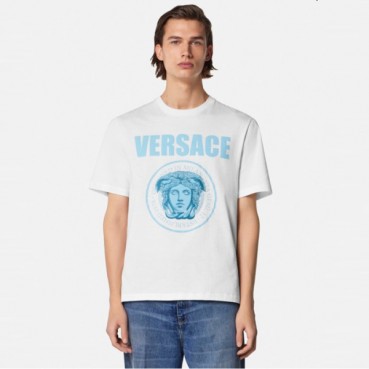 베르사체 남성 반팔 티셔츠 - Versace Mens Round Tshirts 