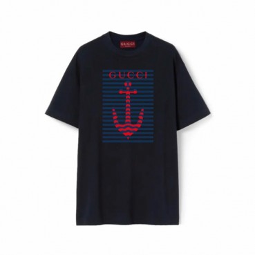 구찌 남성 라운드 반팔티 - Gucci Mens Round Tshirt 