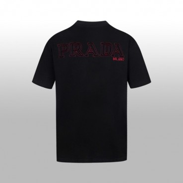 프라다 남성 라운드 반팔티 - Prada Mens Round Tshirt 