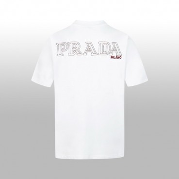 프라다 남성 라운드 반팔티 - Prada Mens Round Tshirt 