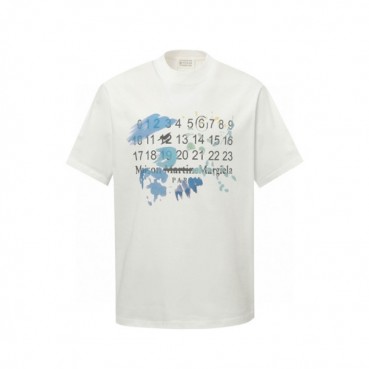 메종 마르지엘라 남성 라운드 반팔 티셔츠 - Maison Margiela Mens Round Tshirt 