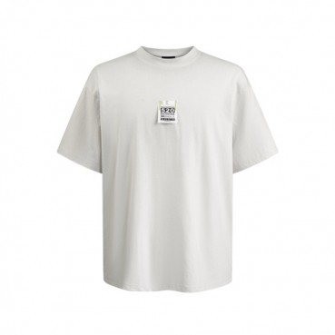 발렌시아가 남성 라운드 반팔 티셔츠 - Balenciaga Mens Round Tshirt 