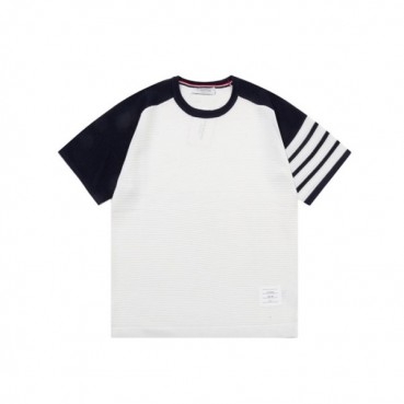 톰브라운 남성 라운드 반팔티 - Thom Browne Mens Round Tshirts 