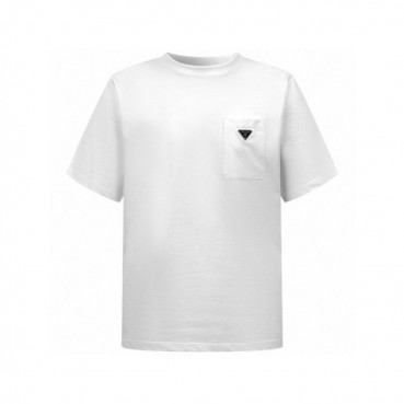 프라다 남성 라운드 반팔티 - Prada Mens Round Tshirt 