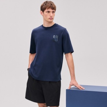 에르메스 남성 라운드 반팔티 - Hermes Mens Round Tshirt 
