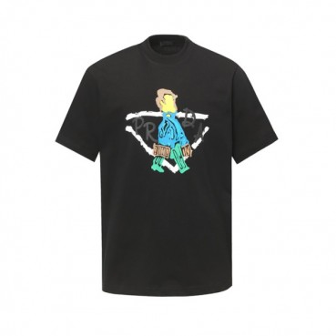 프라다 남성 라운드 반팔티 - Prada Mens Round Tshirt 