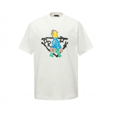 프라다 남성 라운드 반팔티 - Prada Mens Round Tshirt 