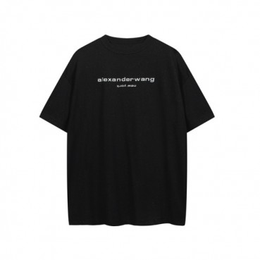 알렉산더왕 남성 라운드 반팔티 - Alexander wang Mens Round Tshirt 