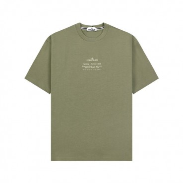 스톤아일랜드 남성 라운드 반팔 티셔츠 - Stone Island Mens Round Tshirt 