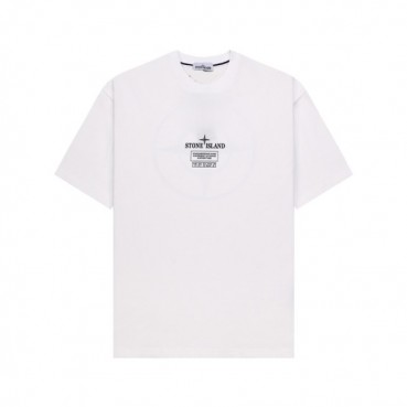 스톤아일랜드 남성 라운드 반팔 티셔츠 - Stone Island Mens Round Tshirt 