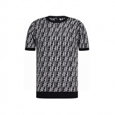 펜디 남성 라운드 반팔 티셔츠 - Fendi Mens Round Tshirt 