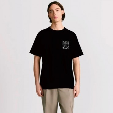 디올 남성 라운드 반팔 티셔츠 - Dior Mens Round Tshirt 