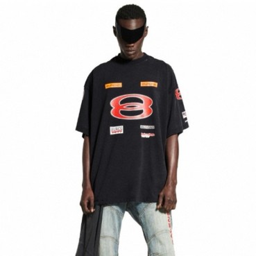 발렌시아가 남성 라운드 반팔 티셔츠 - Balenciaga Mens Round Tshirt 