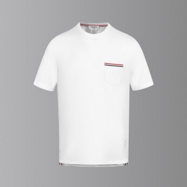 톰브라운 남성 라운드 반팔티 - Thom Browne Mens Round Tshirts 