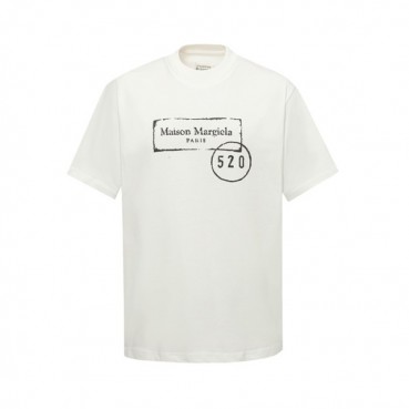 메종 마르지엘라 남성 라운드 반팔 티셔츠 - Maison Margiela Mens Round Tshirt 