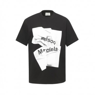 메종 마르지엘라 남성 라운드 반팔 티셔츠 - Maison Margiela Mens Round Tshirt 