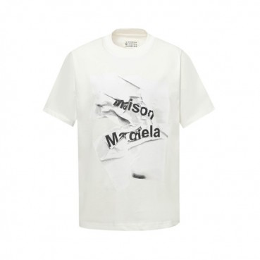 메종 마르지엘라 남성 라운드 반팔 티셔츠 - Maison Margiela Mens Round Tshirt 