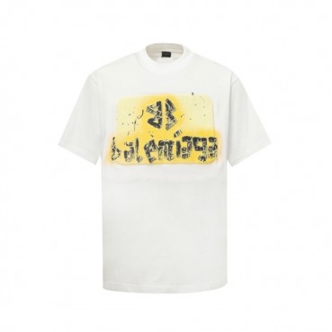 발렌시아가 남성 라운드 반팔 티셔츠 - Balenciaga Mens Round Tshirt 