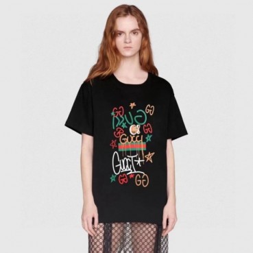 구찌 여성 반팔 티셔츠 - Gucci Womens Round Tshirt 