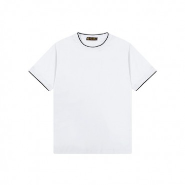 로로피아나 남성 라운드 반팔티 - Loro Piana Mens Round Tshirt 