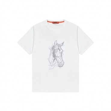 에르메스 남성 라운드 반팔티 - Hermes Mens Round Tshirt 