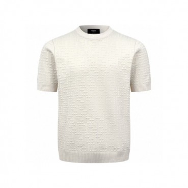 펜디 남성 라운드 반팔 티셔츠 - Fendi Mens Round Tshirt 