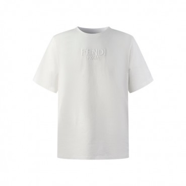펜디 남성 라운드 반팔 티셔츠 - Fendi Mens Round Tshirt 