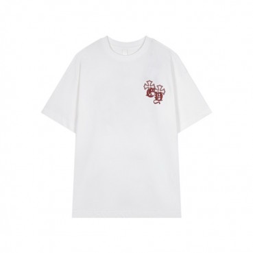 크롬하츠 남성 라운드 반팔티 - Chrom Hearts Mens Round Tshirt 