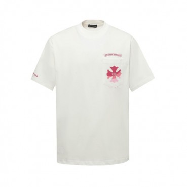 크롬하츠 남성 라운드 반팔티 - Chrom Hearts Mens Round Tshirt 