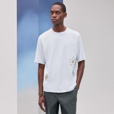 에르메스 남성 라운드 반팔티 - Hermes Mens Round Tshirt 