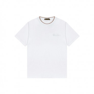 로로피아나 남성 라운드 반팔티 - Loro Piana Mens Round Tshirt 