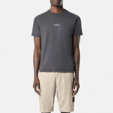 스톤아일랜드 남성 라운드 반팔 티셔츠 - Stone Island Mens Round Tshirt 