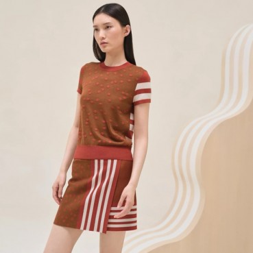 에르메스 여성 크루넥 반팔티 - Hermes Womens Round Tshirt 