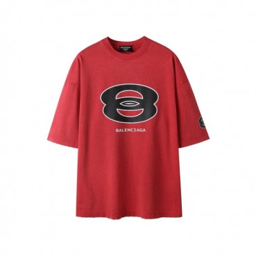 발렌시아가 남성 라운드 반팔 티셔츠 - Balenciaga Mens Round Tshirt 