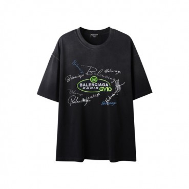 발렌시아가 남성 라운드 반팔 티셔츠 - Balenciaga Mens Round Tshirt 