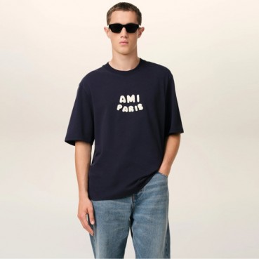 아미 남성 라운드 반팔티 - Ami Mens Round Tshirt 