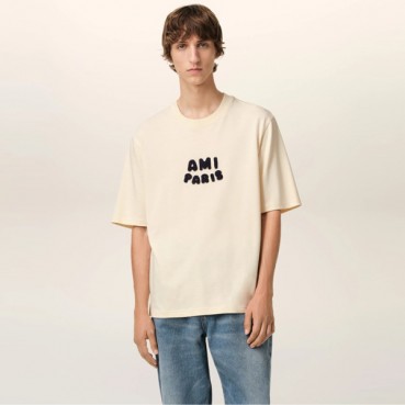 아미 남성 라운드 반팔티 - Ami Mens Round Tshirt 