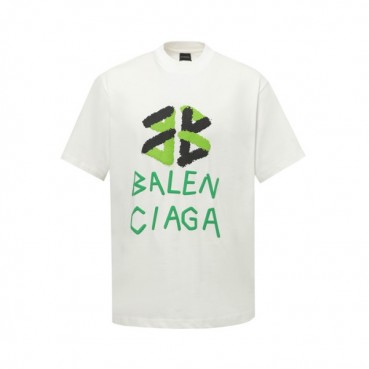 발렌시아가 남성 라운드 반팔 티셔츠 - Balenciaga Mens Round Tshirt 