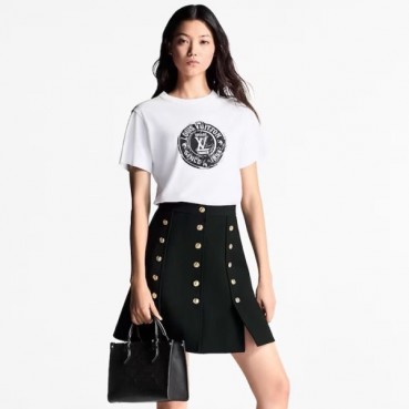 루이비통 여성 반팔 티셔츠 - Louis vuitton Womens Round Tshirt 