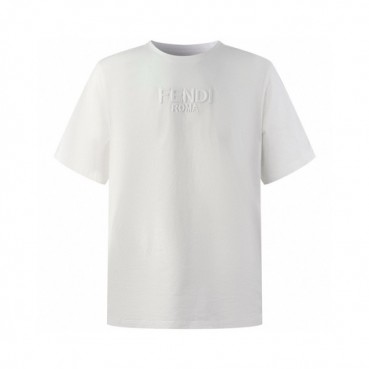 펜디 남성 라운드 반팔 티셔츠 - Fendi Mens Round Tshirt 