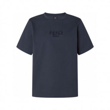 펜디 남성 라운드 반팔 티셔츠 - Fendi Mens Round Tshirt 