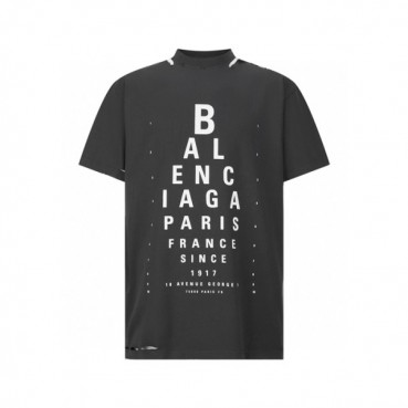 발렌시아가 남성 라운드 반팔 티셔츠 - Balenciaga Mens Round Tshirt 