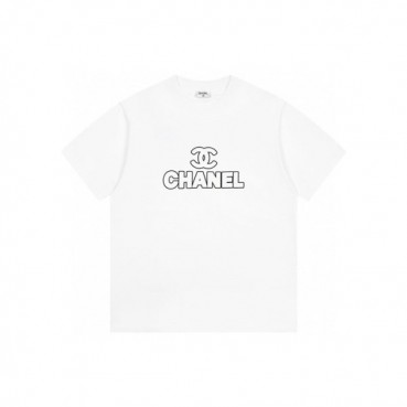 샤넬 남/녀 라운드 반팔티 - Chanel Unisex Round Tshirt 