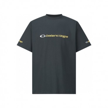 발렌시아가 남성 라운드 반팔 티셔츠 - Balenciaga Mens Round Tshirt 