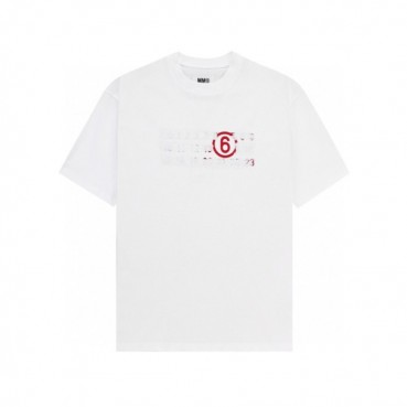 메종 마르지엘라 남성 라운드 반팔 티셔츠 - Maison Margiela Mens Round Tshirt 