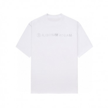 메종 마르지엘라 남성 라운드 반팔 티셔츠 - Maison Margiela Mens Round Tshirt 